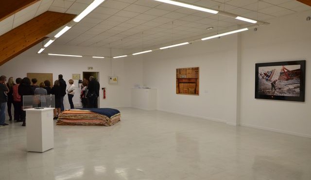 Vernissage de l’exposition d’art contemporain au collège de Pouilley